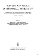 Recent advances in dynamical astronomy