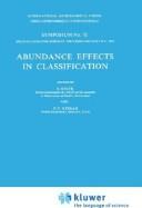 Abundance effects in classification