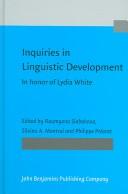 Inquiries in linguistic development