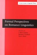 Formal perspectives on Romance linguistics