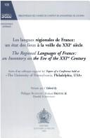 Les Langues Regionales De France/the Regional Languages of France