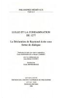 Lulle et de la condamnation de 1277