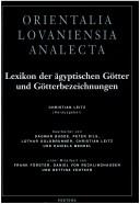 Lexikon Der Dgyptischen Gvtter Und Gvtterbezeichnungen Band V Bearbeitet Von Dagmar Budde, Peter Dils, Lothar Goldbrunner, Christian Leitz Und Daniela