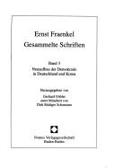 Ernst Fraenkel - Gesammelte Schriften 6