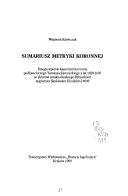 Sumariusz Metryki Koronnej