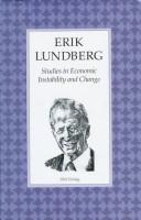 Erik Lundberg studies in economic instability and change