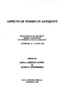 Aspects of women in antiquity