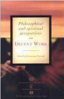 Philosophical and spiritual perspectives on decent work