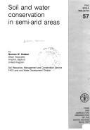 Soil and water conservation in semi-arid areas