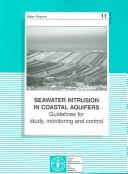 Seawater intrusion in coastal aquifers