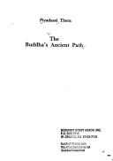 The Buddha's ancient path