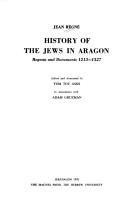 History of the Jews in Aragon (Hispania Judaica)