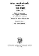Diario de las sesiones del Congreso Constituyente de la Federación Mexicana