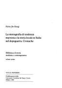 La storiografia di tendenza marxista e la storia locale in Italia nel dopoguerra