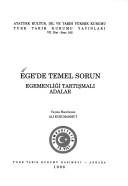 Ege'de temel sorun