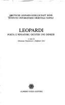 Leopardi, poeta e pensatore =