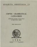 Coptic Grammar Categories (Analecta orientalia)