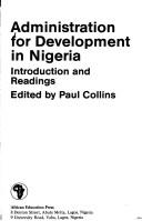 Administration for development in Nigeria