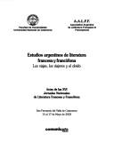 Estudios argentinos de literatura francesa y francófona