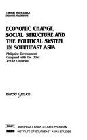 Economic change, social structure, and the political system in Southeast Asia