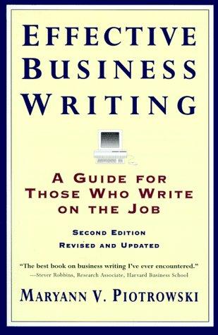 Effective Business Writing