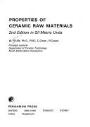 Properties of ceramic raw materials