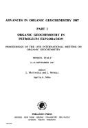Advances in organic geochemistry 1987