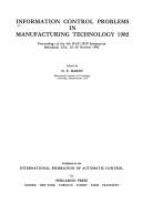 Information control problems in manufacturing technology 1982