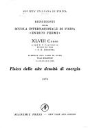 Physics of High Energy Densities (Italian Physical Society)