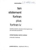 Ten Statement Fortran Plus Fortran IV