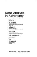 Data analysis in astronomy