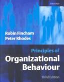 Principles of organizational behaviour
