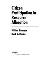 Citizen Participation in Resource Allocation