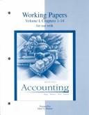 Accounting Vol. 1, Chapters 1-14
