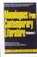 Monologues from Contemporary Literature