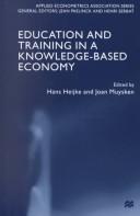 Education and Training in a Knowledge-Based Economy