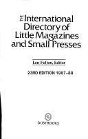 International Directory of Little Magazines & Small Presses, 1987-88