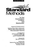 Standard Methods for the Examination of Water and Wastewater