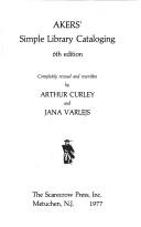 Simple library cataloging