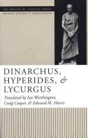 Dinarchus, Hyperides, and Lycurgus