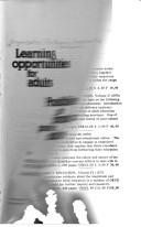 Learning Opportunities for Adults