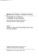 Biophysical studies of retinal proteins