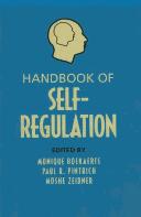 Handbook of Self-Regulation
