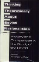 Thinking theoretically about Soviet nationalities