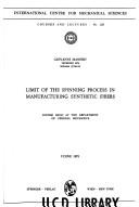 Limit of the Spinning Process in Manufacturing Synthetic Fibers