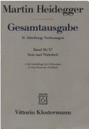 Gesamtausgabe, Kt, Bd.36/37, Sein und Wahrheit