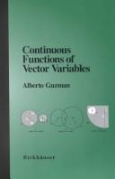Continuous Functions of Vector Variables