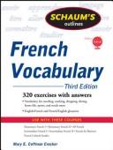 Schaum's outlines, French vocabulary