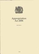 Appropriation Act 2006