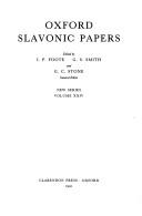 Oxford Slavonic papers